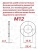 Шайба увеличенная М12 DIN 25201 Nord-Lock SP оцинкованная сталь Шайба увеличенная М12 DIN 25201 Nord-Lock SP оцинкованная сталь